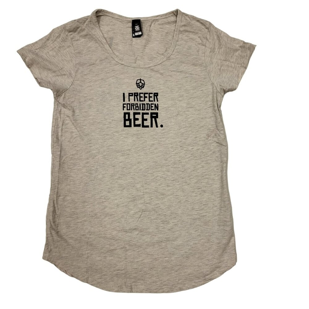 AS Colour Verboten Brewing Company Heathered Grey White Black Women's Small